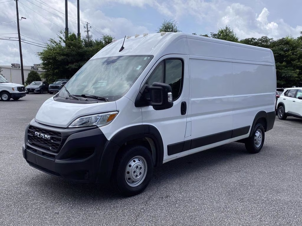 2023 Bright White Clearcoat Ram ProMaster 2500 High Roof FWD Van