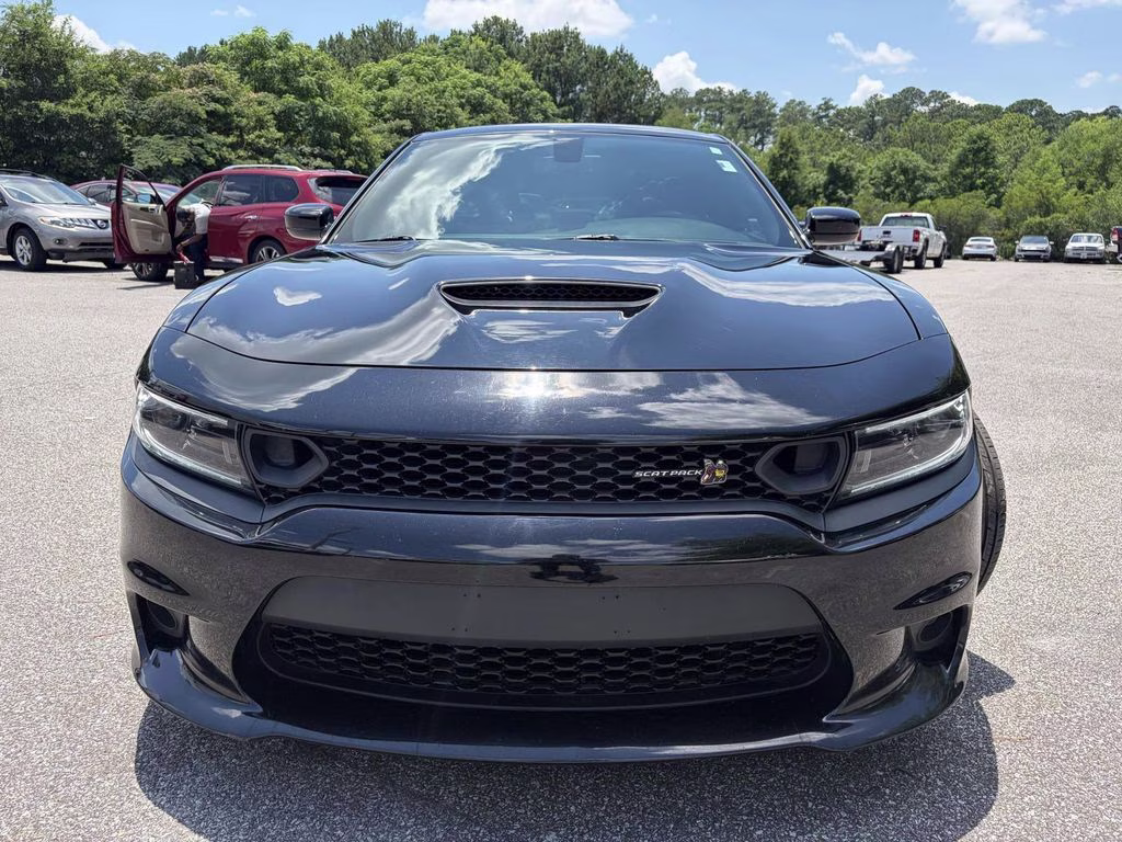 2022 Pitch Black Clearcoat Dodge Charger R/T Scat Pack RWD Sedan