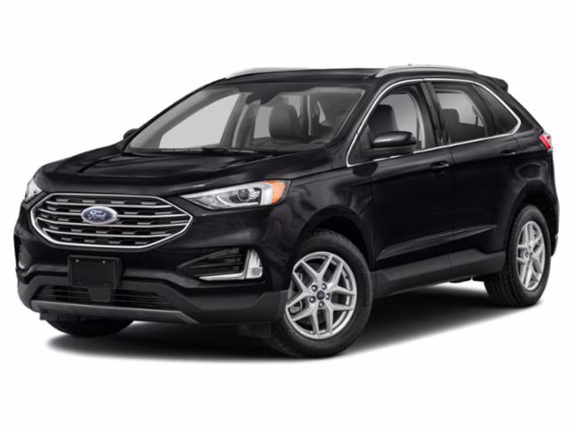 2021 Black Ford Edge SEL AWD SUV