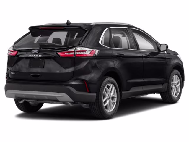 2021 Black Ford Edge SEL AWD SUV