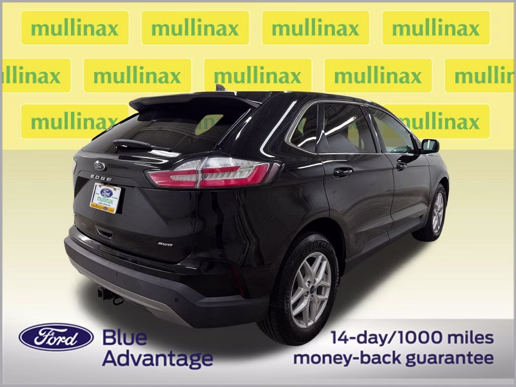 2021 Agate Black Metallic Ford Edge SEL AWD SUV