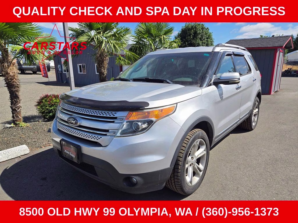 2013 Ingot Silver Ford Explorer Limited 4X4 SUV