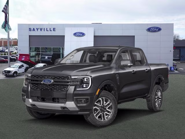 2026 Shadow Black Ford Ranger LARIAT 4WD SuperCrew 5' Box 4X4 Truck