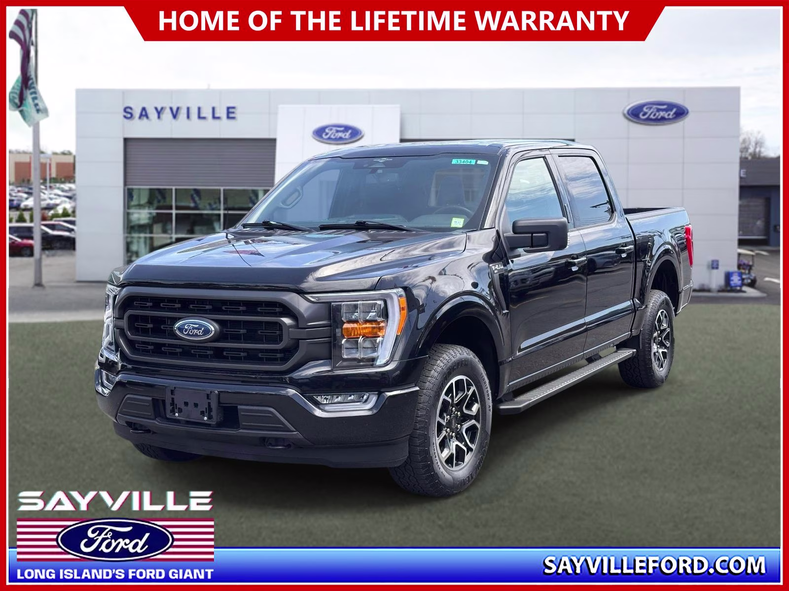 2023 Agate Black Metallic Ford F-150 XLT 4WD SuperCrew 5.5' Box 4X4 Truck