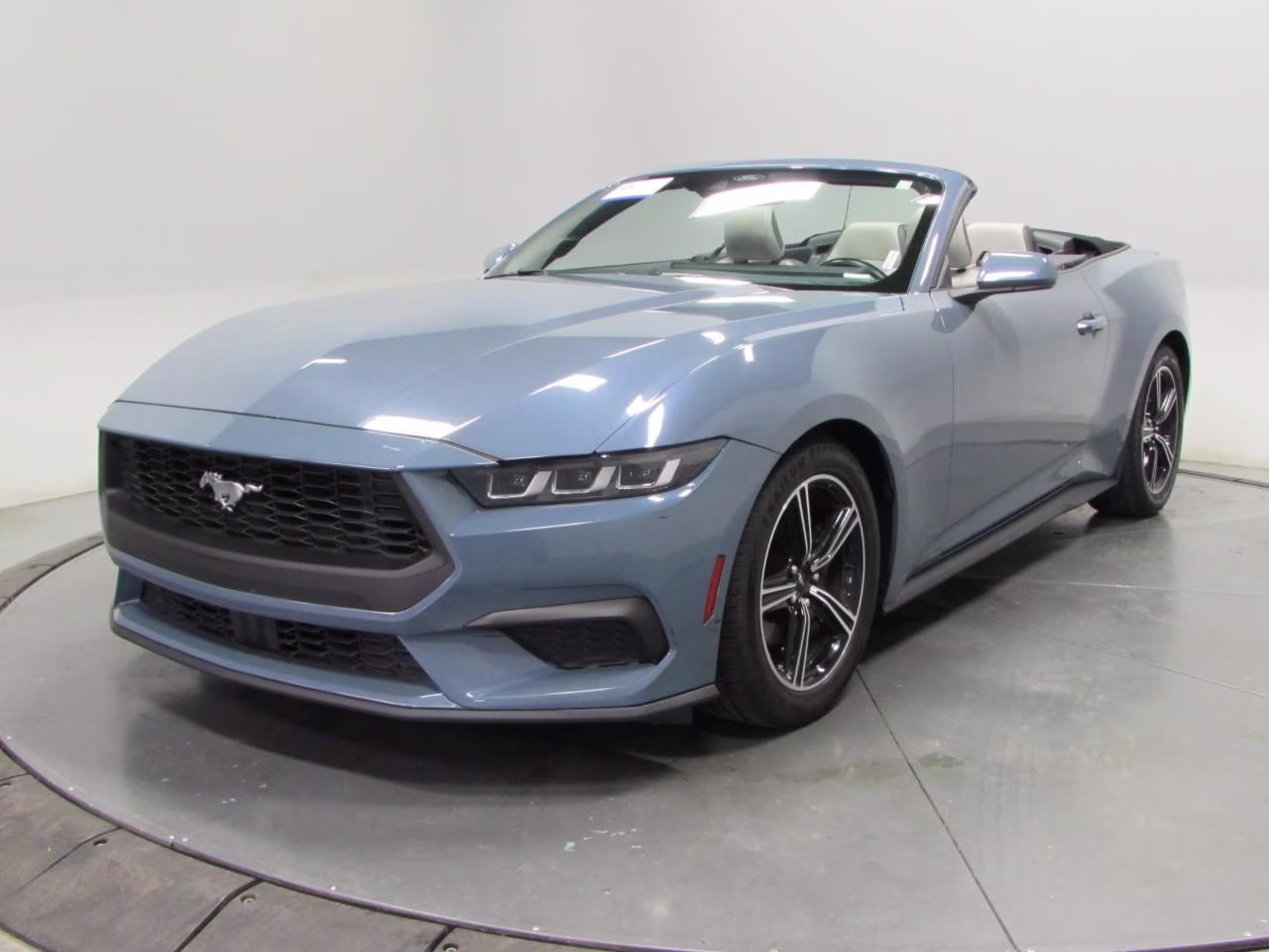 2024 Vapor Blue Metallic Ford Mustang EcoBoost Premium RWD Convertible