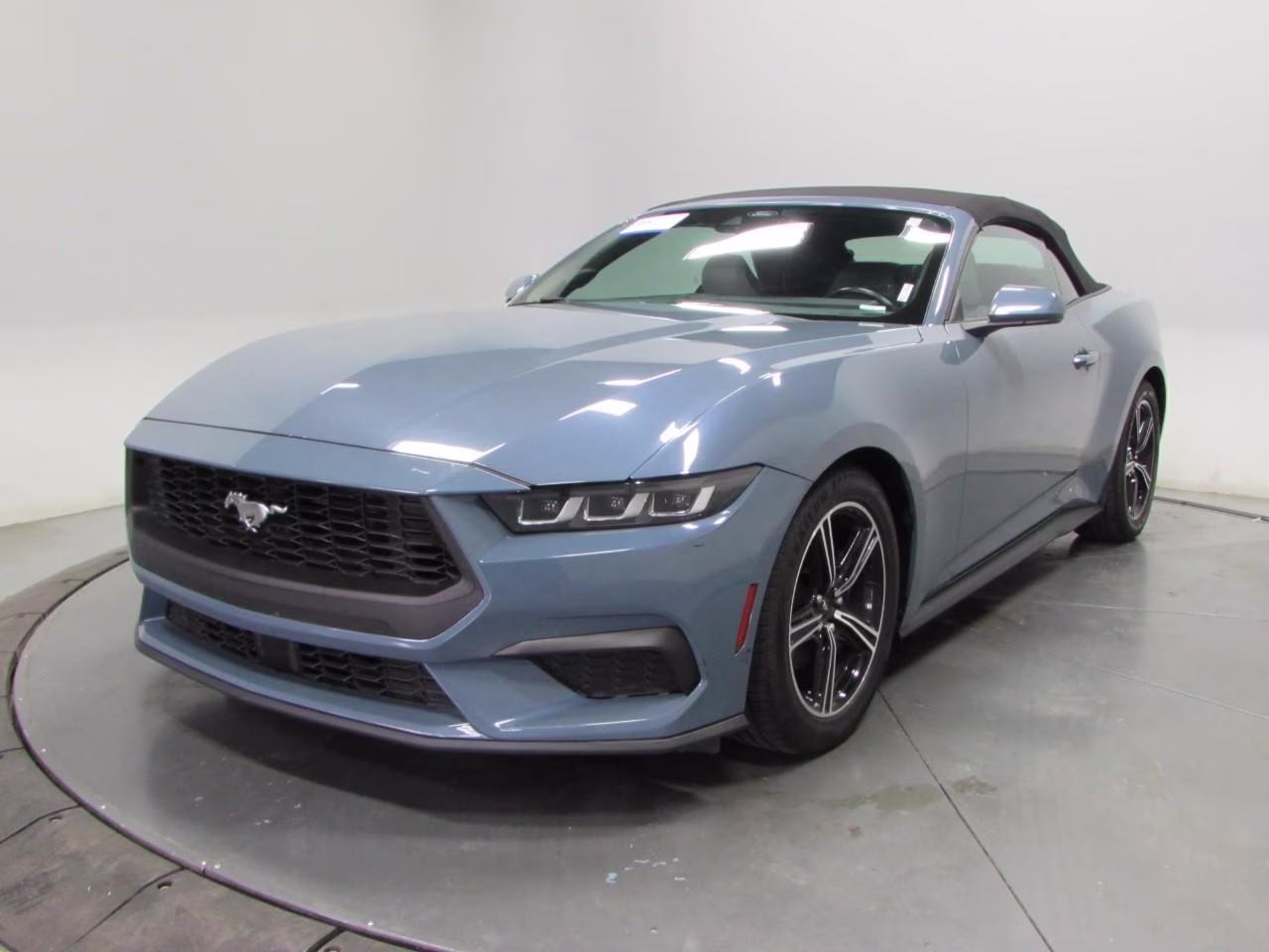 2024 Vapor Blue Metallic Ford Mustang EcoBoost Premium RWD Convertible