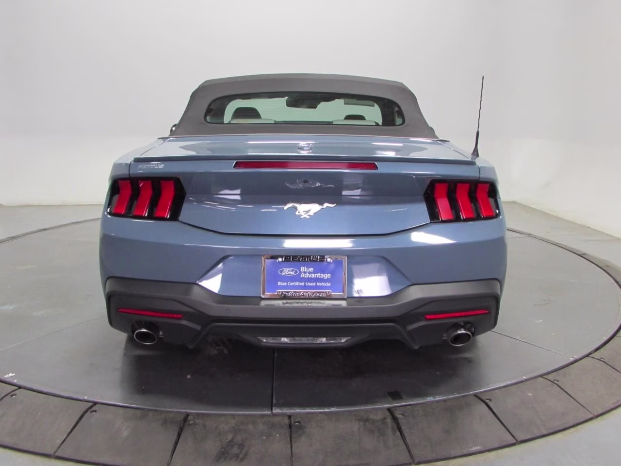 2024 Vapor Blue Metallic Ford Mustang EcoBoost Premium RWD Convertible