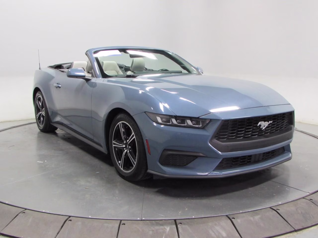 2024 Vapor Blue Metallic Ford Mustang EcoBoost Premium RWD Convertible