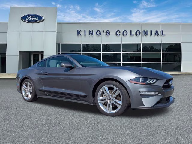 2021 Carbonized Gray Metallic Ford Mustang EcoBoost Premium Pony Package w/Leather, RWD Coupe