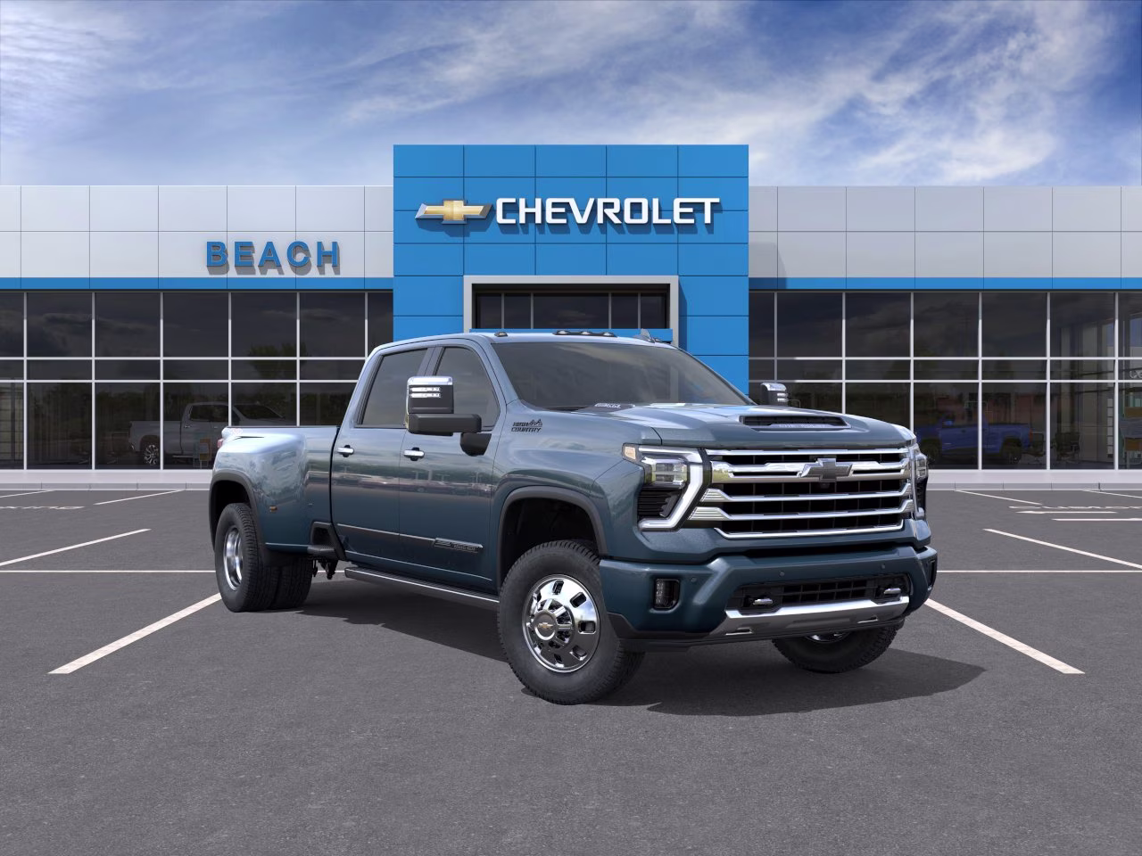 2026 Lakeshore Blue Metallic Chevrolet Silverado 3500 HD High Country DRW 4X4 Truck