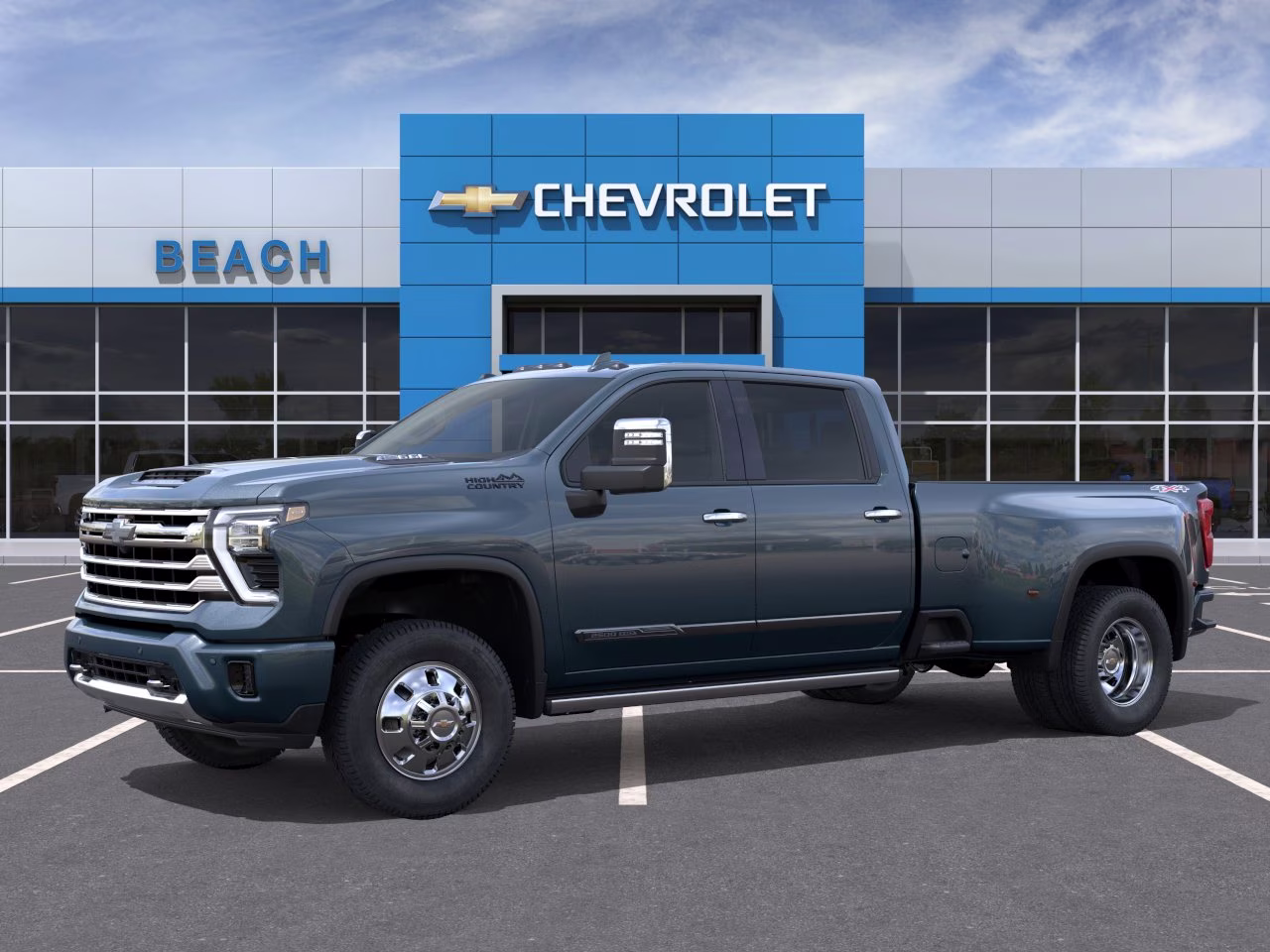 2026 Lakeshore Blue Metallic Chevrolet Silverado 3500 HD High Country DRW 4X4 Truck