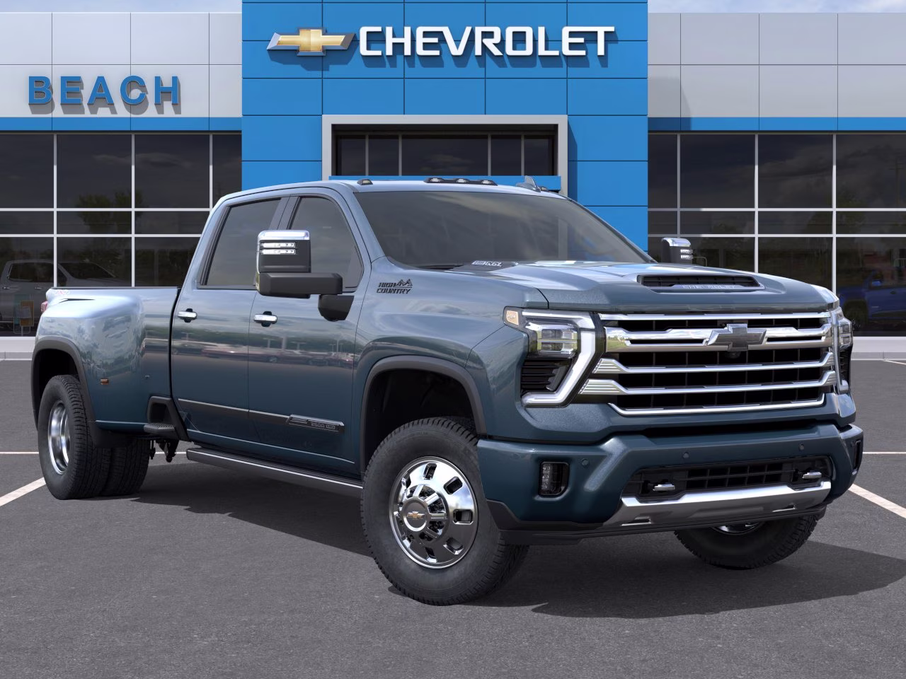 2026 Lakeshore Blue Metallic Chevrolet Silverado 3500 HD High Country DRW 4X4 Truck