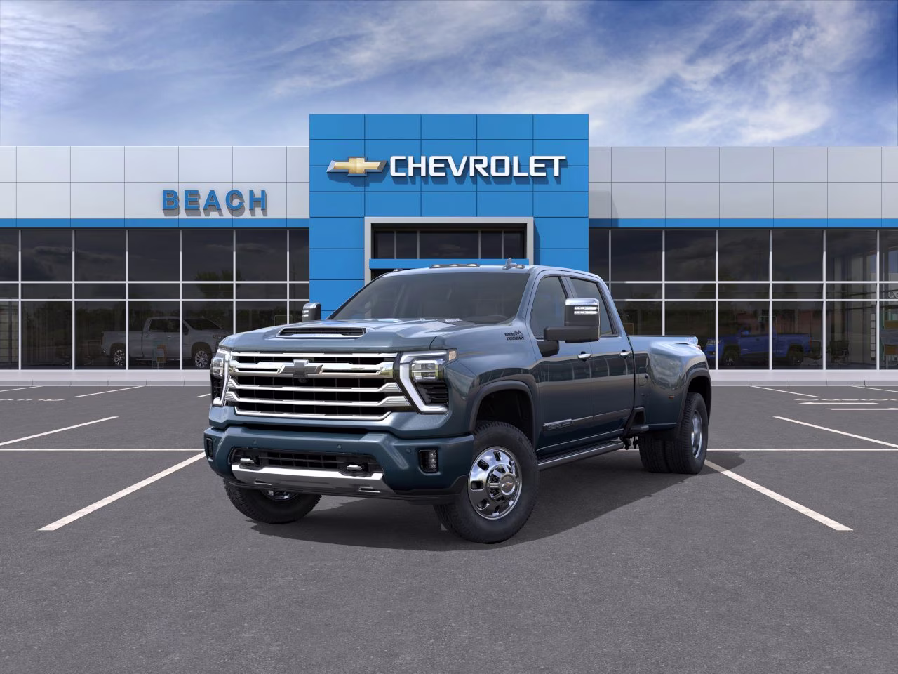 2026 Lakeshore Blue Metallic Chevrolet Silverado 3500 HD High Country DRW 4X4 Truck