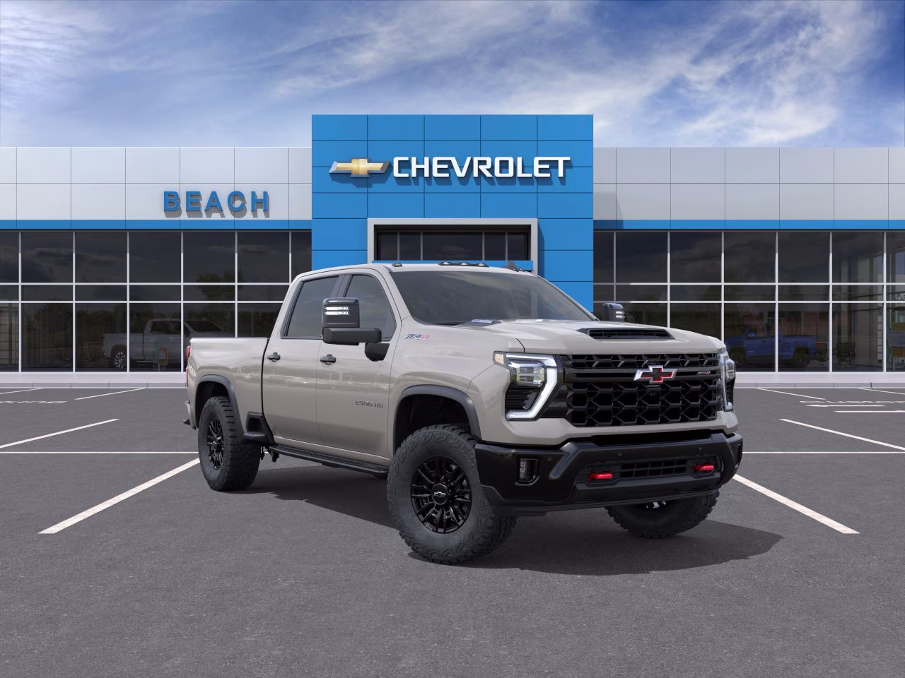 2026 White Sands Chevrolet Silverado 2500 HD ZR2 4X4 Truck