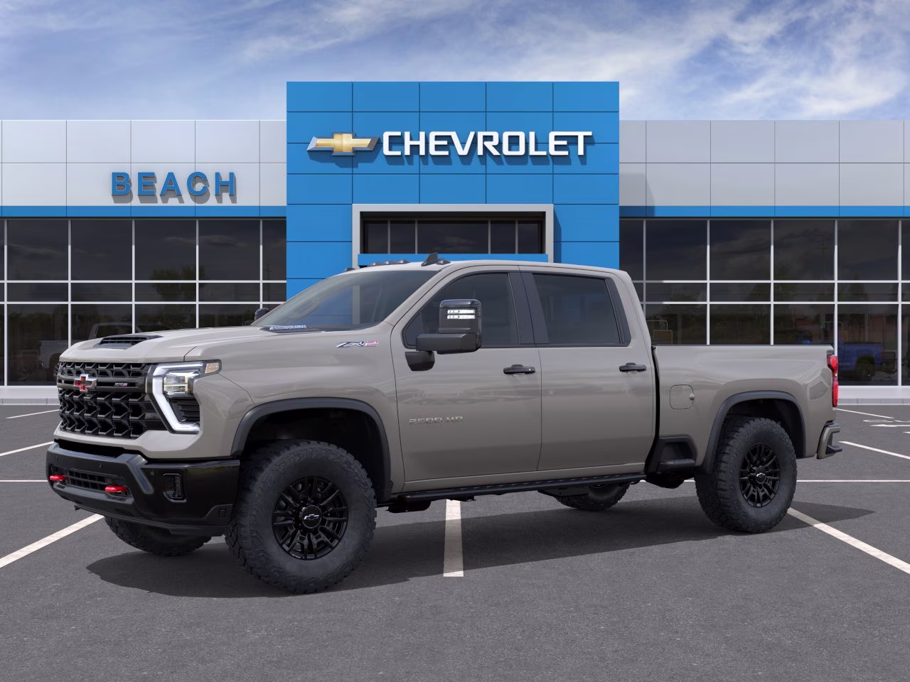 2026 White Sands Chevrolet Silverado 2500 HD ZR2 4X4 Truck