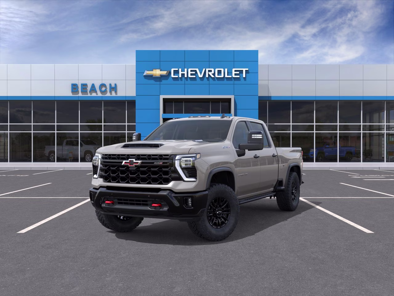 2026 White Sands Chevrolet Silverado 2500 HD ZR2 4X4 Truck