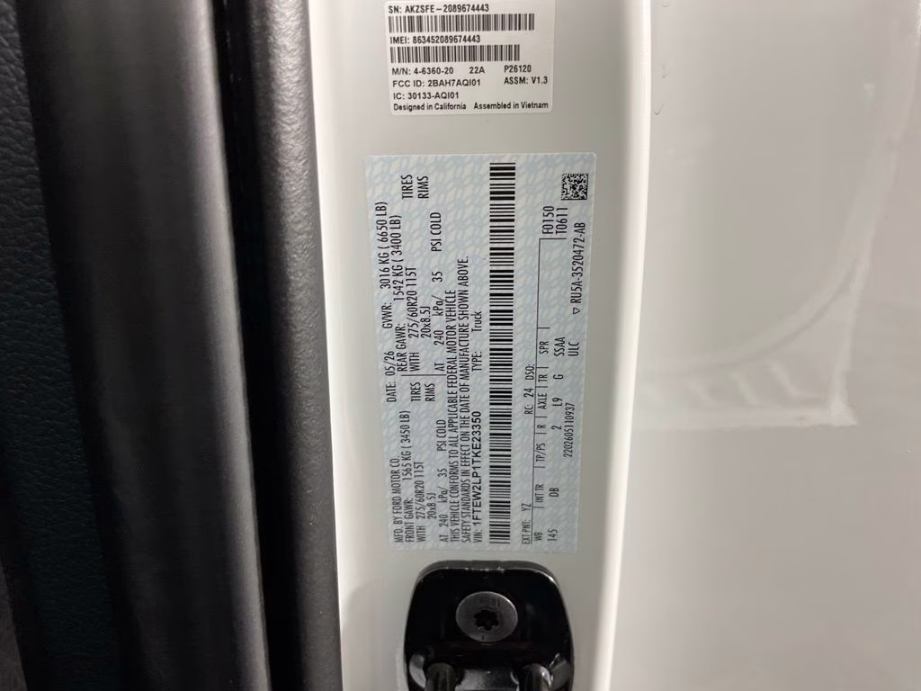2026 Oxford White Ford F-150 STX 4X4 Truck