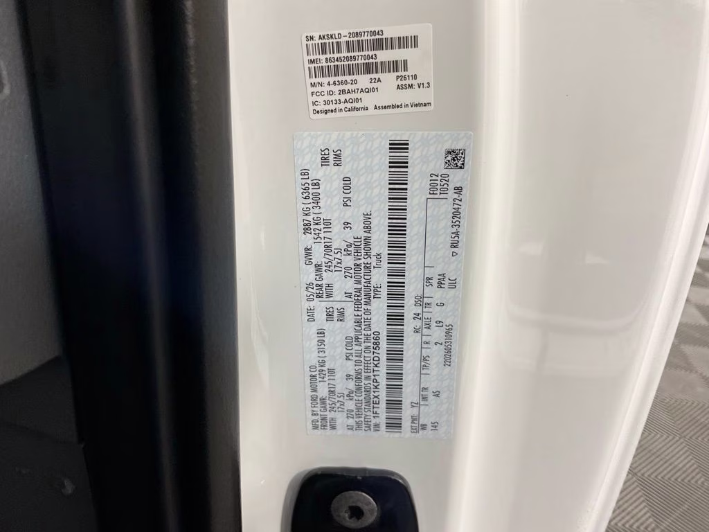 2026 Oxford White Ford F-150 XL RWD Truck
