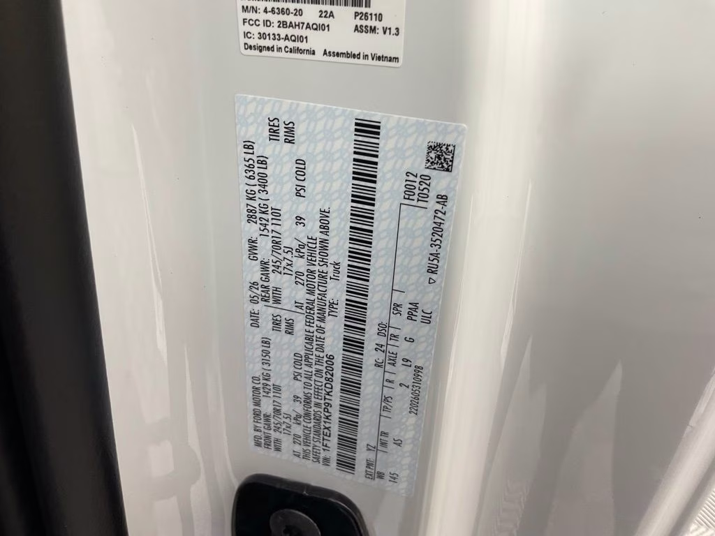2026 Oxford White Ford F-150 XL RWD Truck