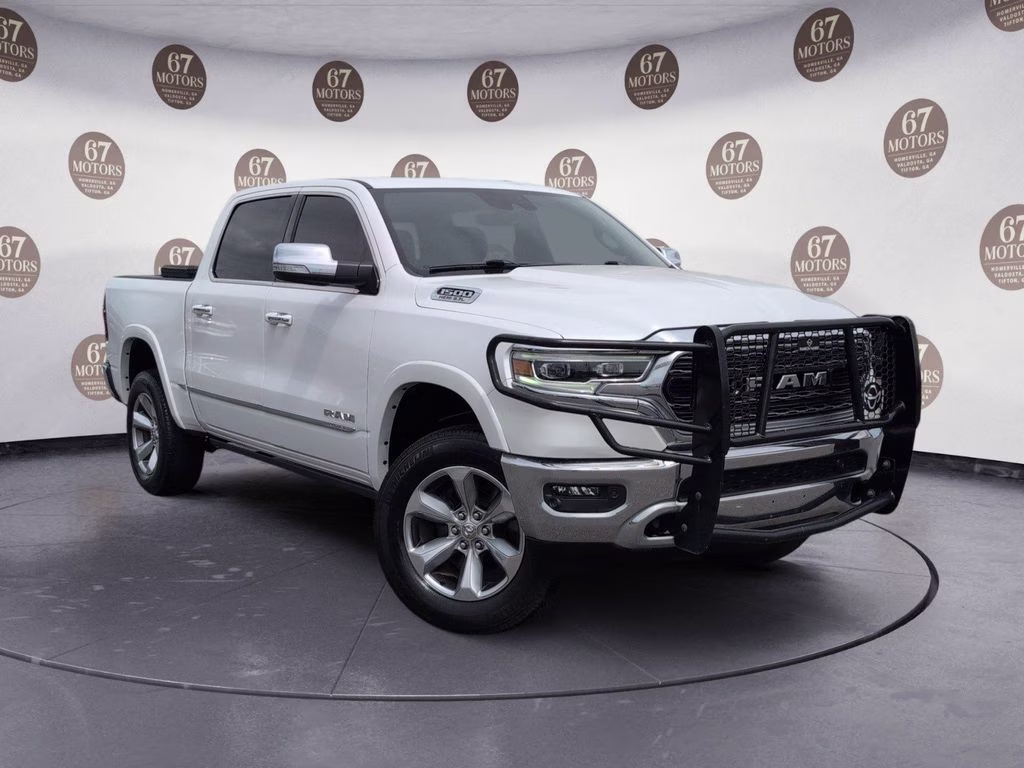 2022 Ivory White Tri-Coat Pearlcoat Ram 1500 Limited 4X4 Truck