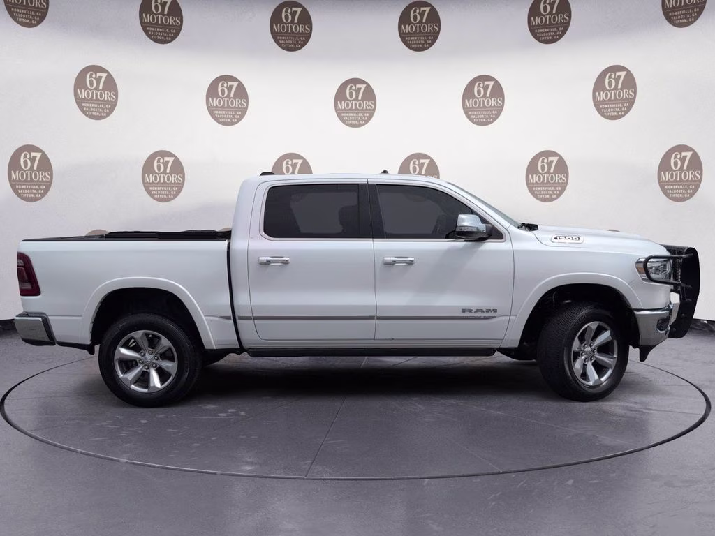 2022 Ivory White Tri-Coat Pearlcoat Ram 1500 Limited 4X4 Truck