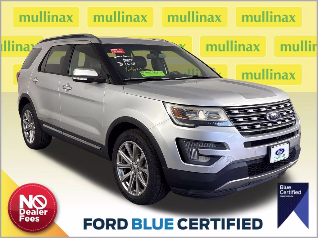 2017 Ingot Silver Metallic Ford Explorer Limited 4X4 SUV