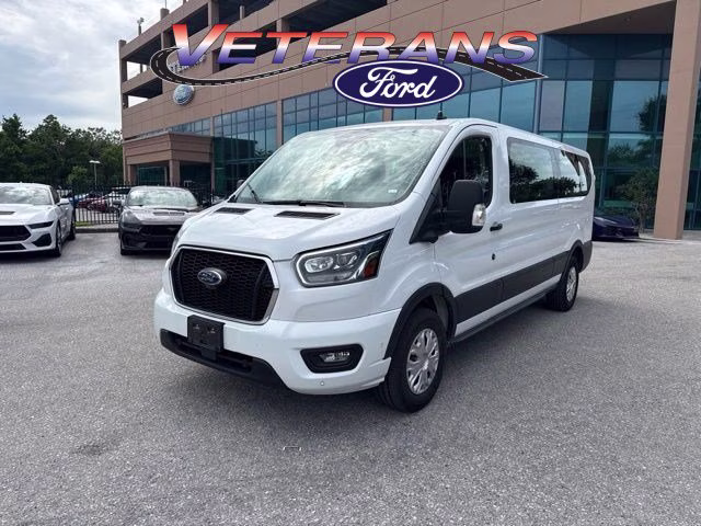 2023 Oxford White Ford Transit Passenger Wagon XLT RWD Van