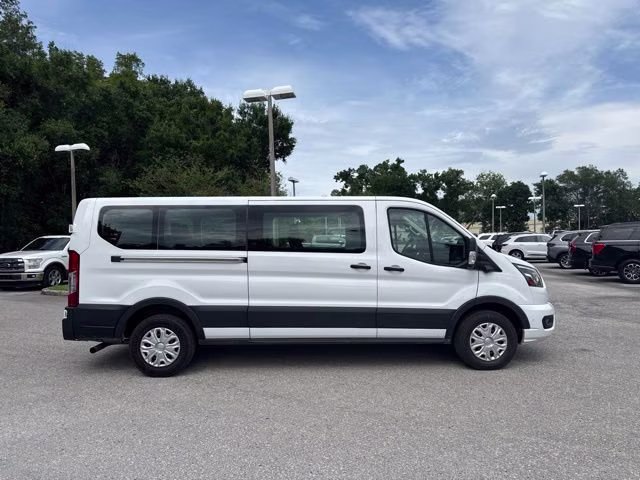 2023 Oxford White Ford Transit Passenger Wagon XLT RWD Van