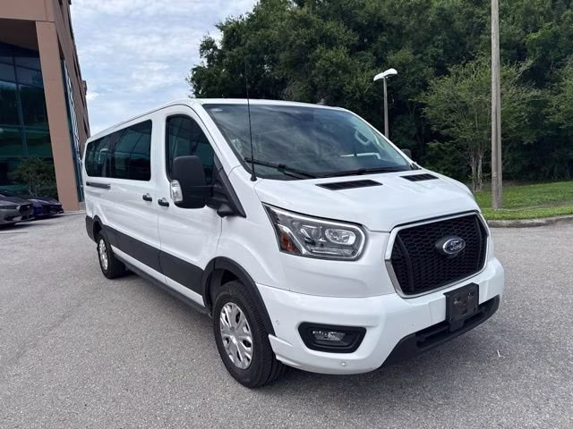2023 Oxford White Ford Transit Passenger Wagon XLT RWD Van