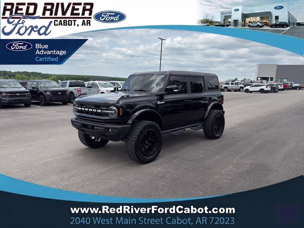 2024 SHADOW BLACK Ford Bronco Outer Banks 4X4 SUV