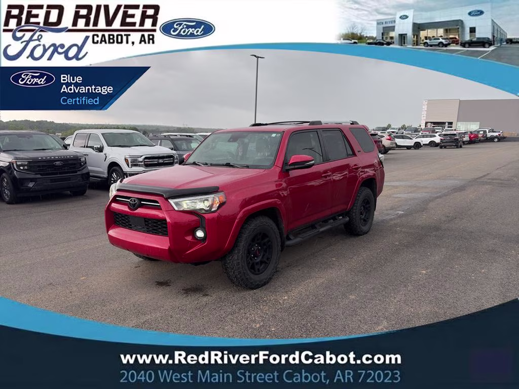 2021 Barcelona Red Metallic Toyota 4Runner SR5 Premium RWD SUV
