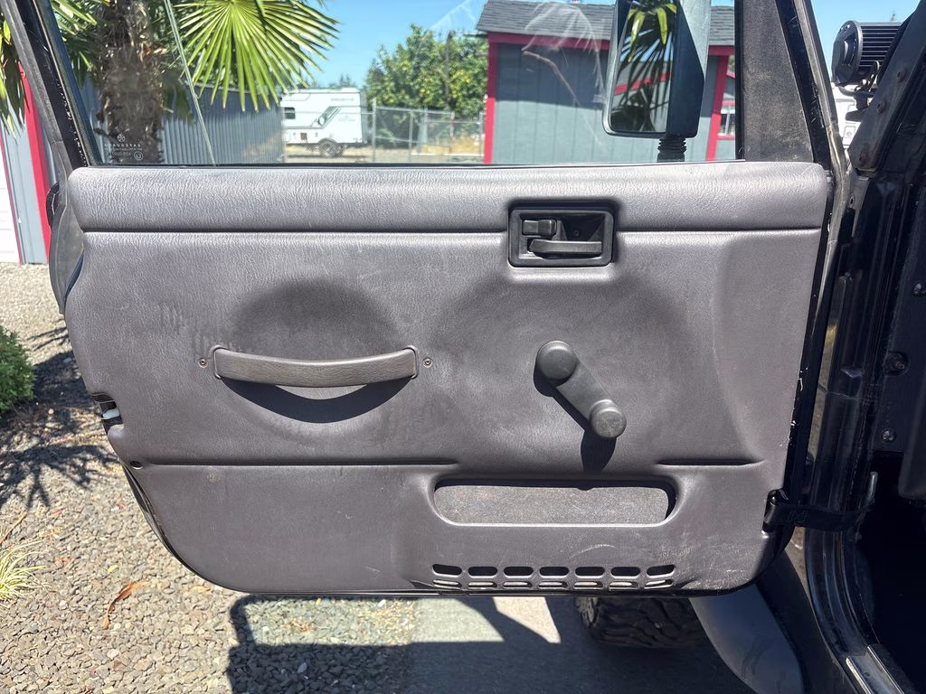 2000 Blue Jeep Wrangler Sport 4X4 SUV
