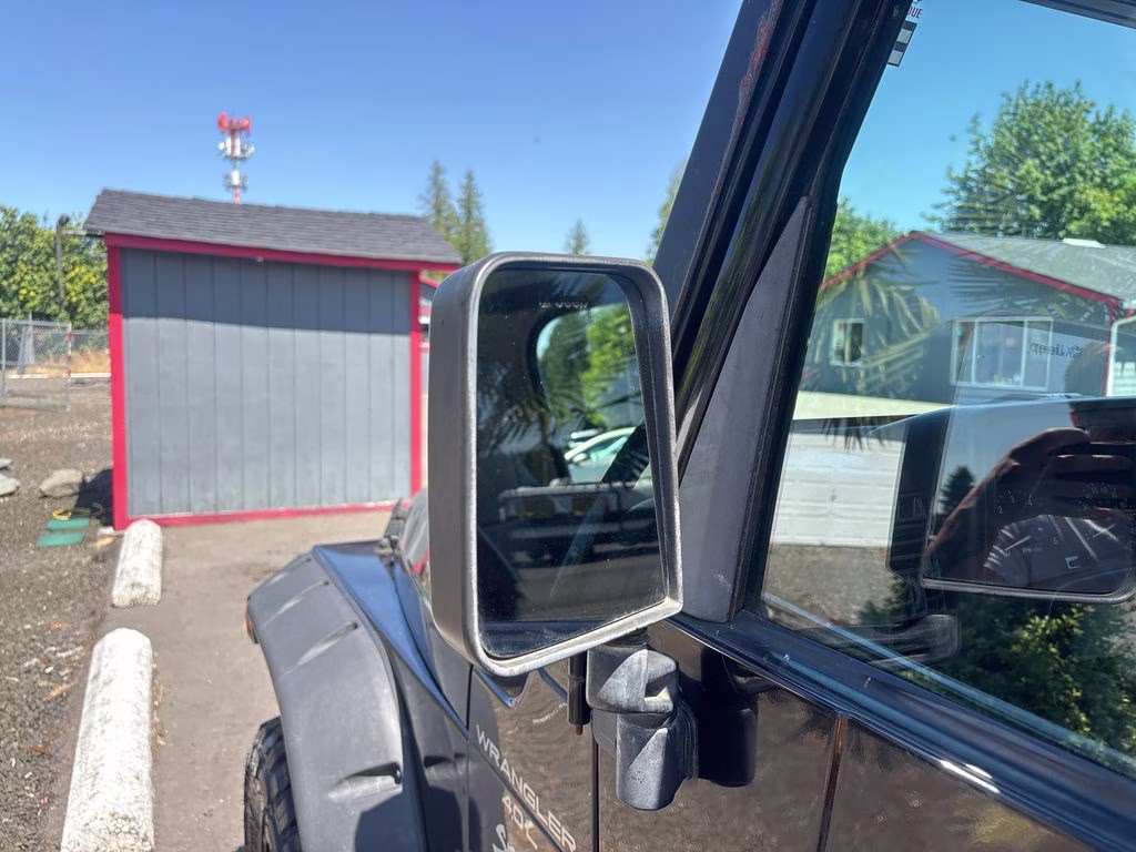 2000 Blue Jeep Wrangler Sport 4X4 SUV
