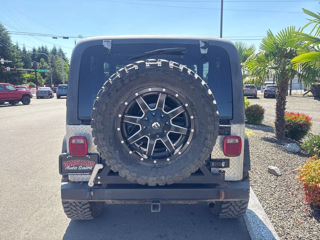 2000 Blue Jeep Wrangler Sport 4X4 SUV