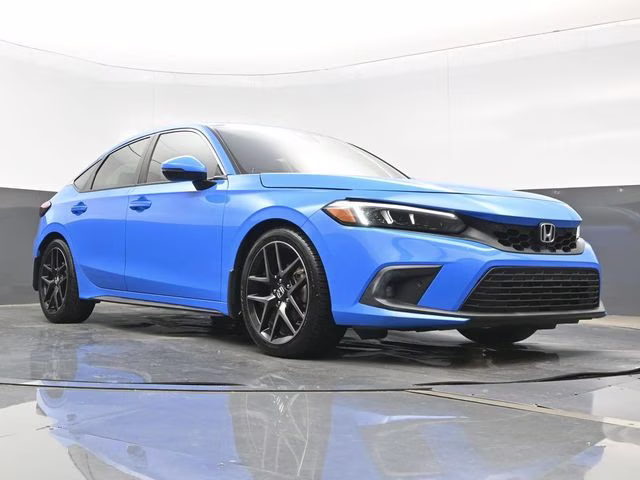 2022 Boost Blue Pearl Honda Civic Sport Touring FWD Hatchback