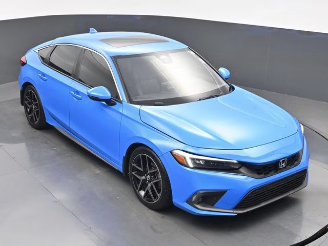 2022 Boost Blue Pearl Honda Civic Sport Touring FWD Hatchback