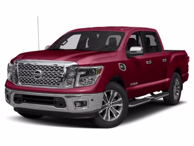 2018 Cayenne Red Nissan Titan SL 4X4 Truck