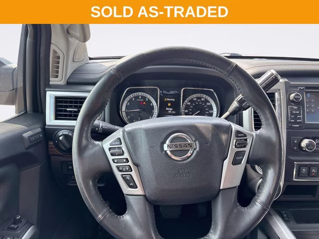 2018 Cayenne Red Nissan Titan SL 4X4 Truck