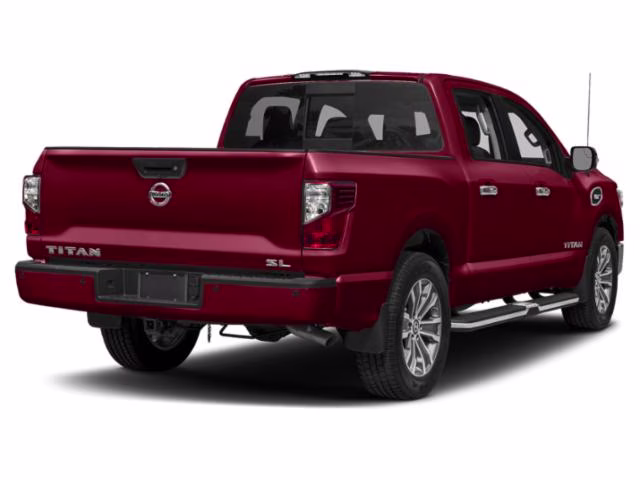 2018 Cayenne Red Nissan Titan SL 4X4 Truck