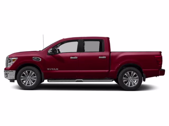 2018 Cayenne Red Nissan Titan SL 4X4 Truck