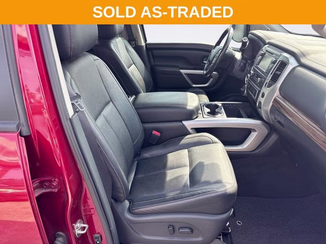2018 Cayenne Red Nissan Titan SL 4X4 Truck
