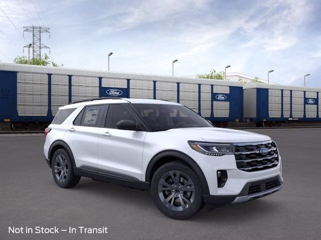 2026 Star White Metallic Tri-Coat Ford Explorer Active 4X4 SUV