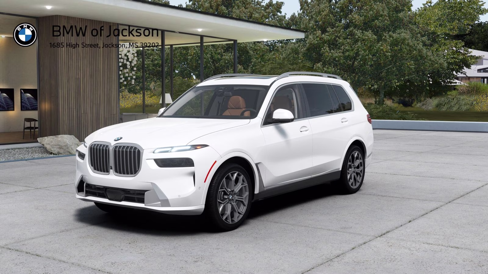 2027 White Metallic BMW X7 xDrive40i AWD SUV