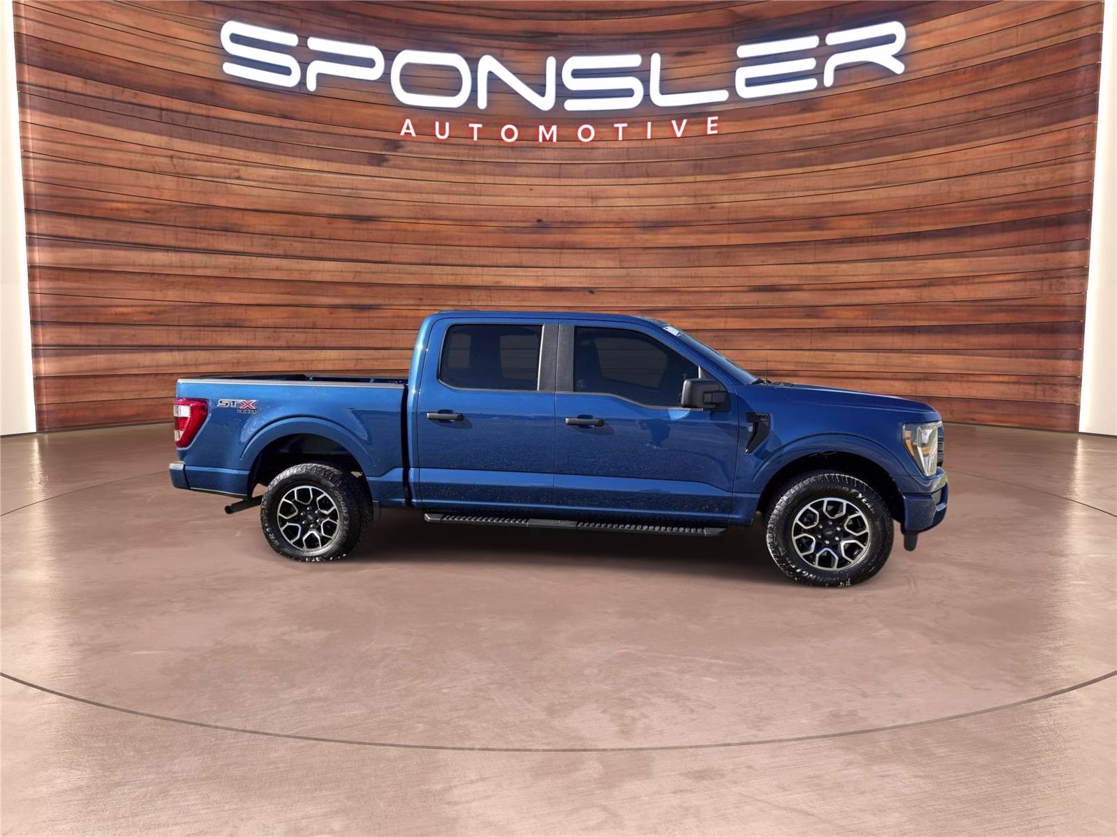 2023 Atlas Blue Ford F-150 XL 4X4 Truck