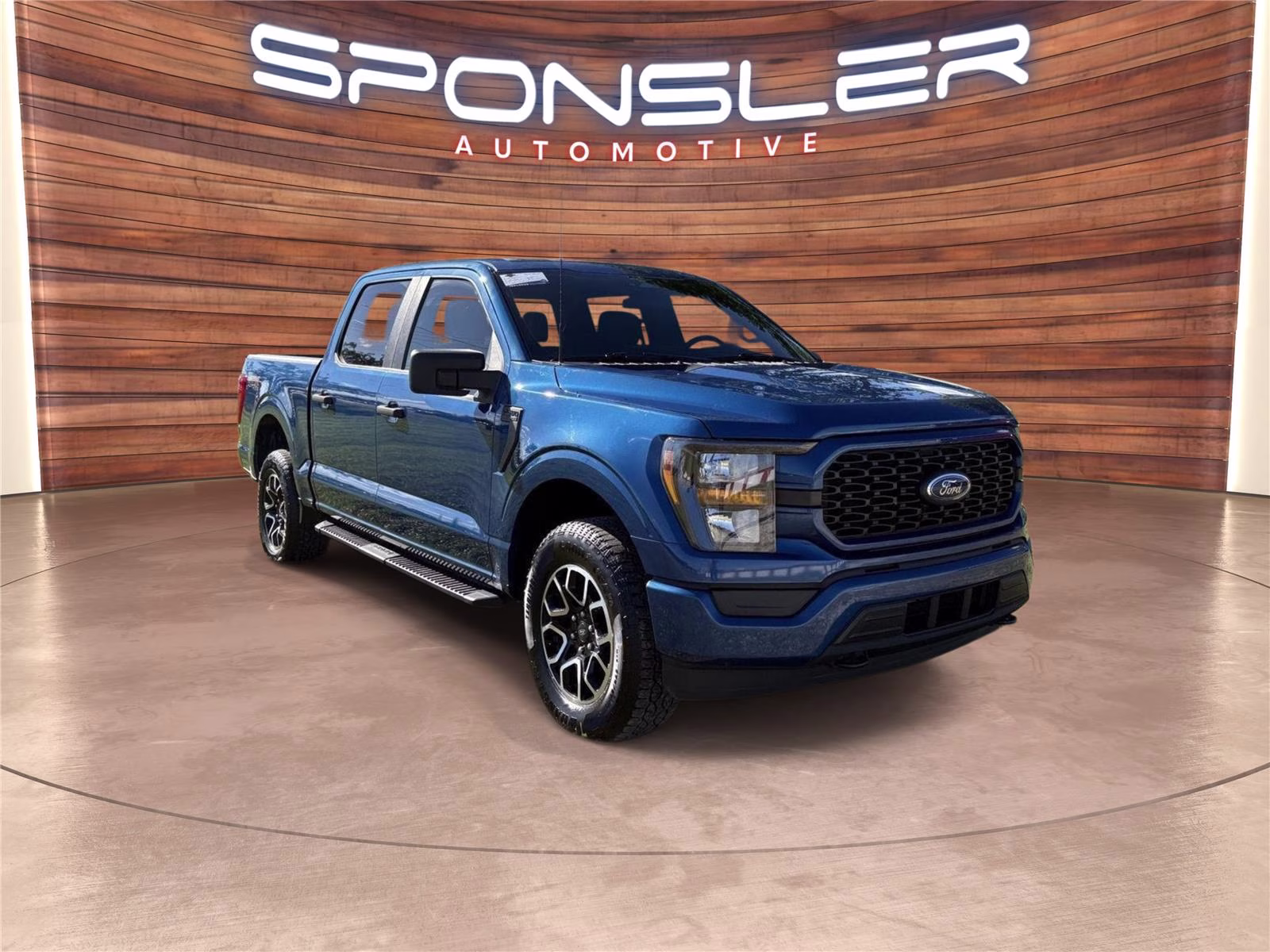 2023 Atlas Blue Ford F-150 XL 4X4 Truck