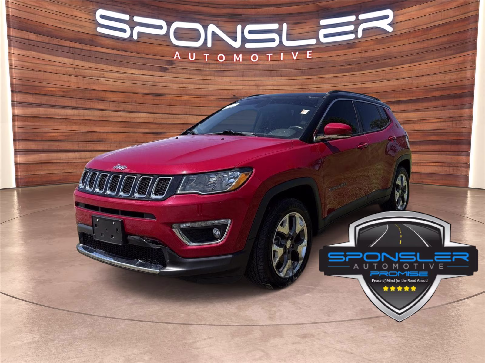 2019 Redline Pearlcoat Jeep Compass Limited 4X4 SUV