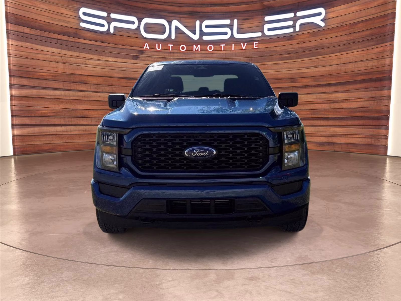 2023 Atlas Blue Ford F-150 XL 4X4 Truck