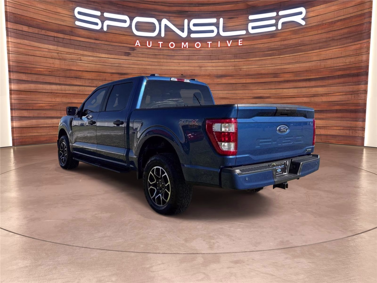 2023 Atlas Blue Ford F-150 XL 4X4 Truck