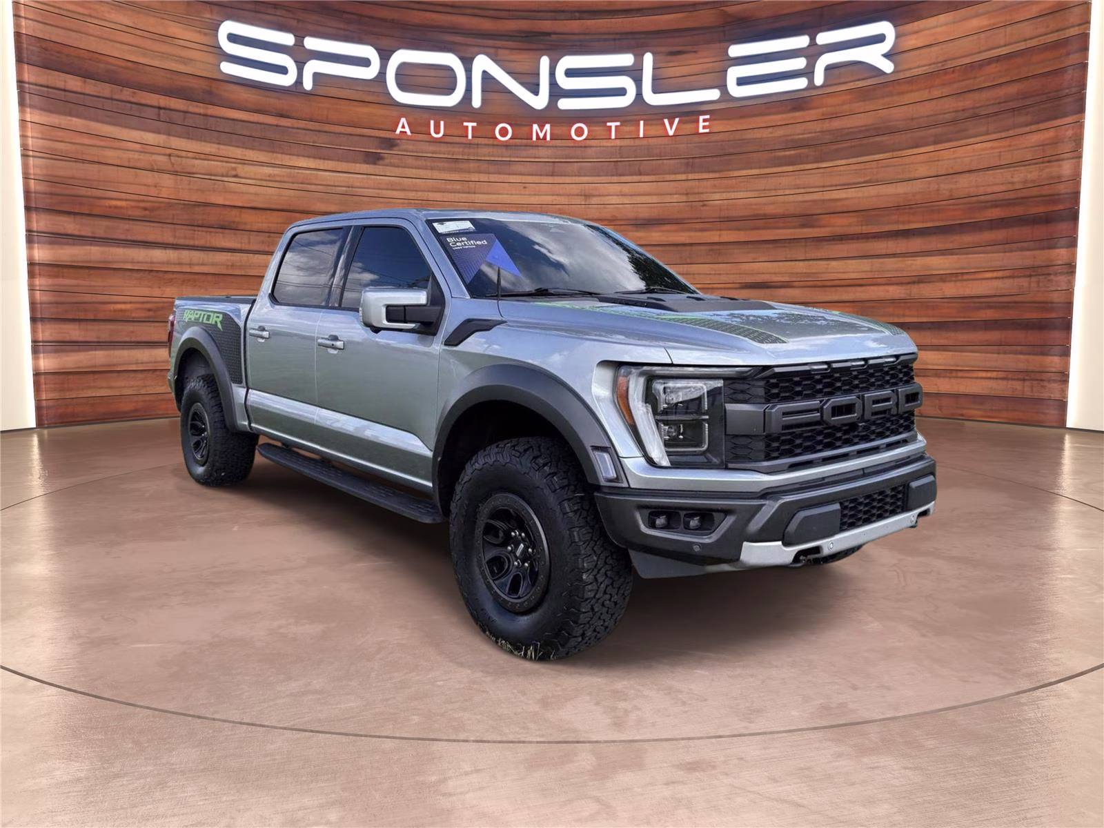 2023 Iconic Silver Ford F-150 Raptor 4X4 Truck