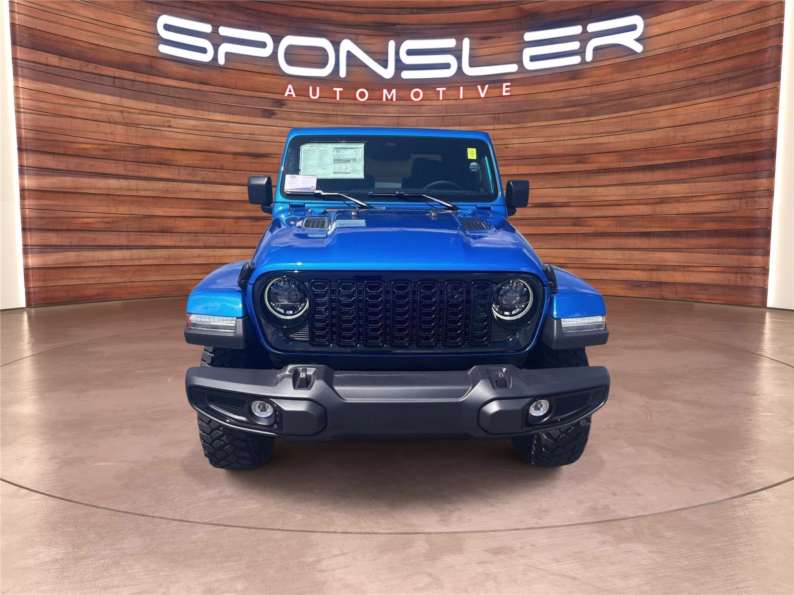 2026 Hydro Blue Pearlcoat Jeep Gladiator Willys 4X4 Truck